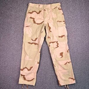 Desert Camo Cargo Pant Men M Military Ripstop Hunting Tactical Paintball Airsoft